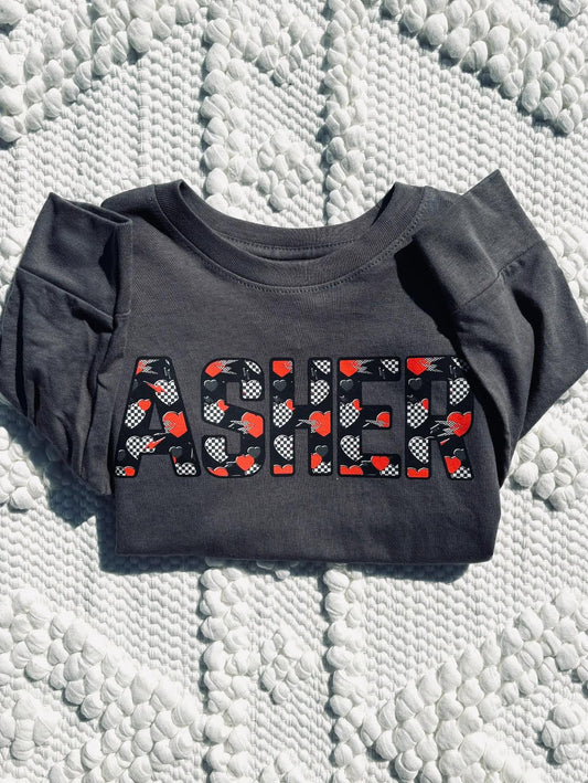 Boy Custom Valentines Day tee