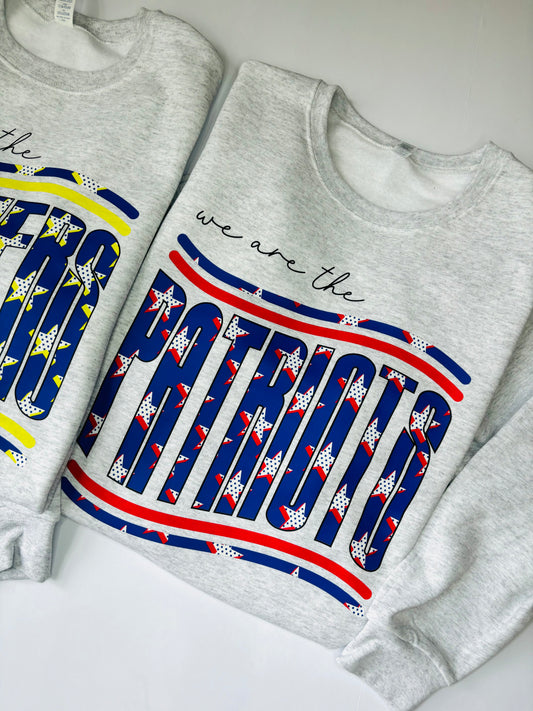 Adult large Patriots Sweatshirt