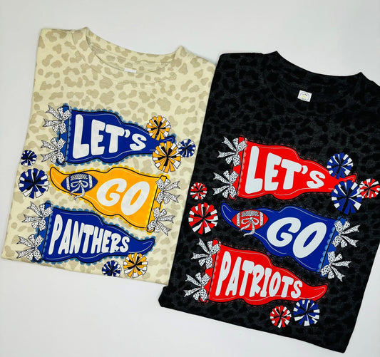 Let's Go Mascot Leopard Tee