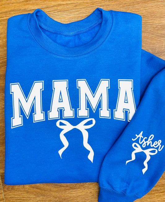Mama Coquette bow sweatshirt🎀 leave name in notes box at checkout