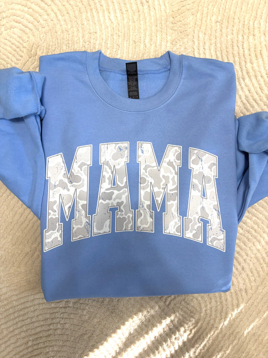 Camo Mama Light blue sweatshirt 🩵