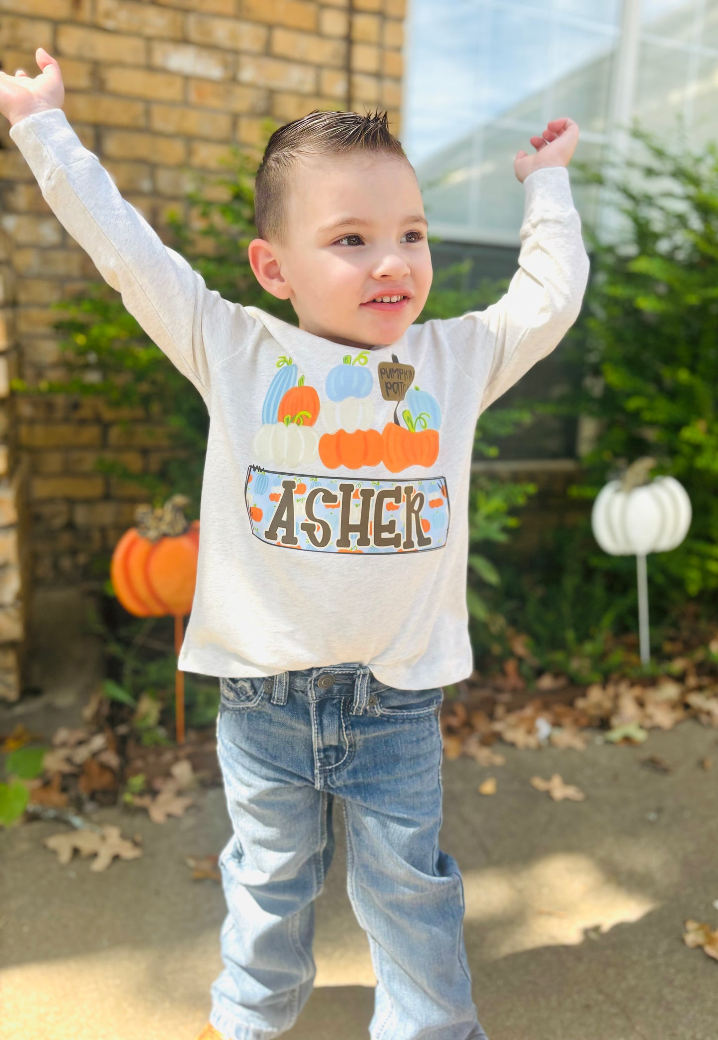 Custom Pumpkin Patch Tee 🎃🧡