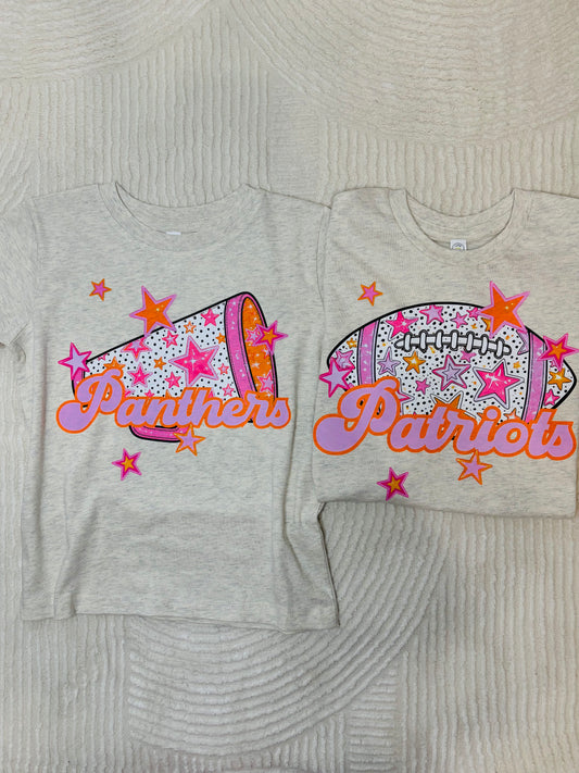 Retro Mascot Megaphone tee