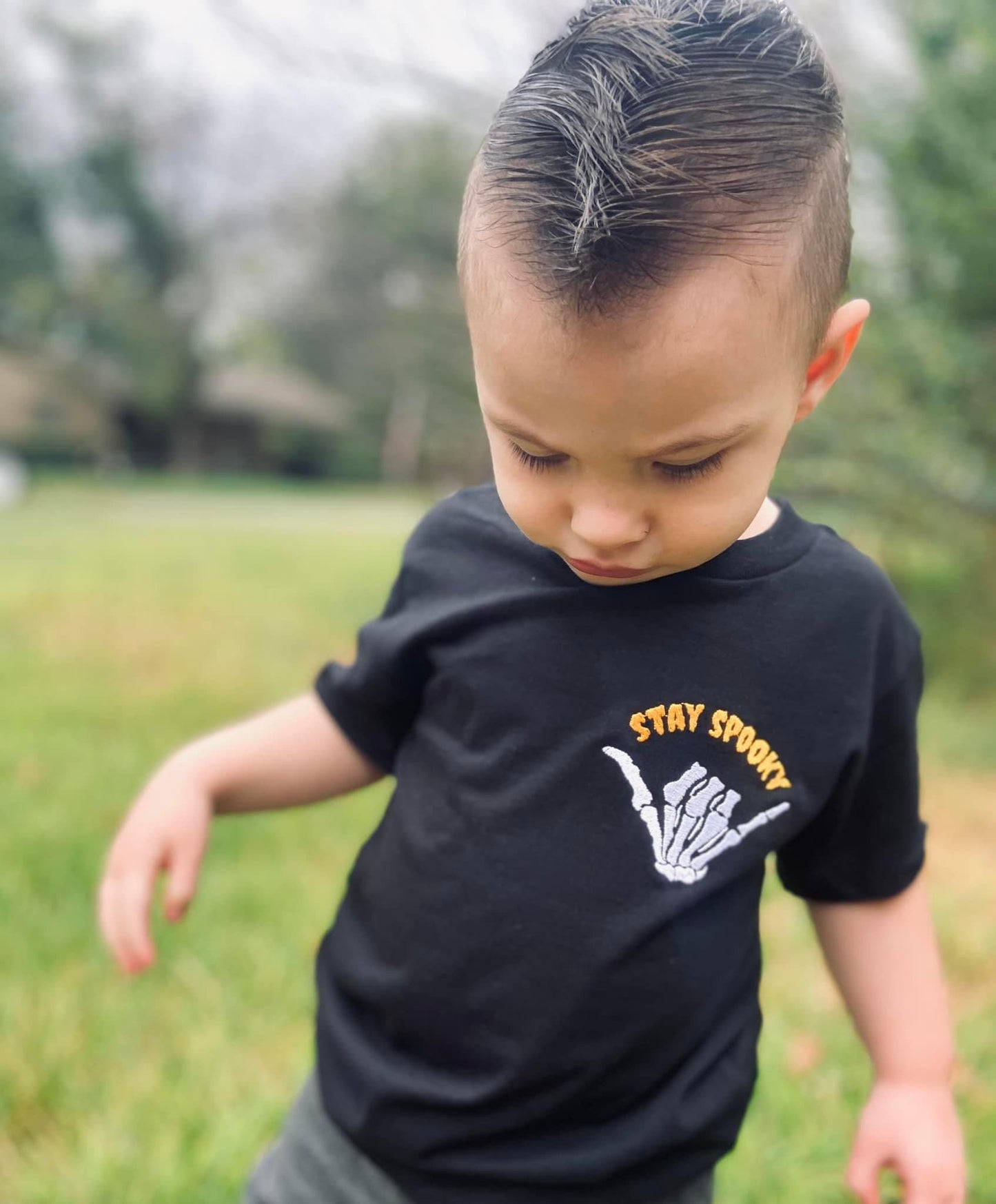 Stay Spooky Embroidered tee