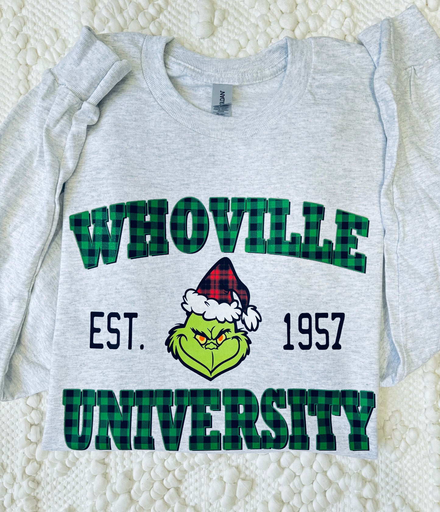 Large Whoville University long sleeve